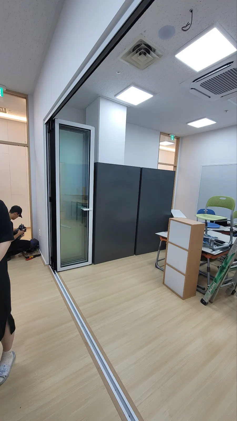 송파폴딩도어시공 문정동 현장